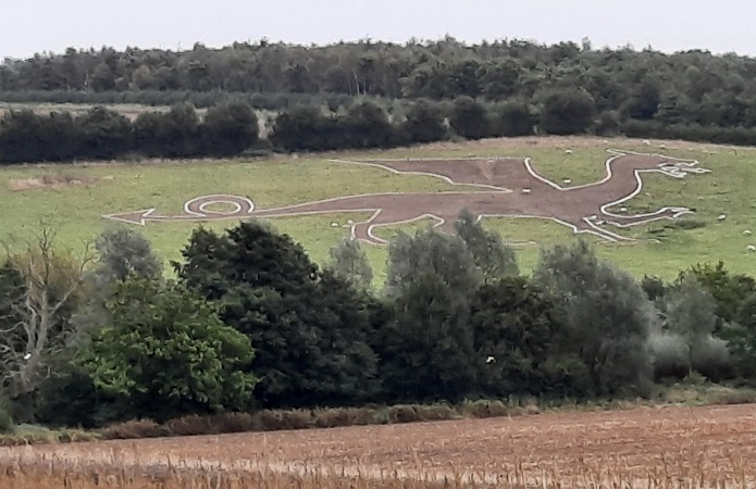 View of the Bures Dragon