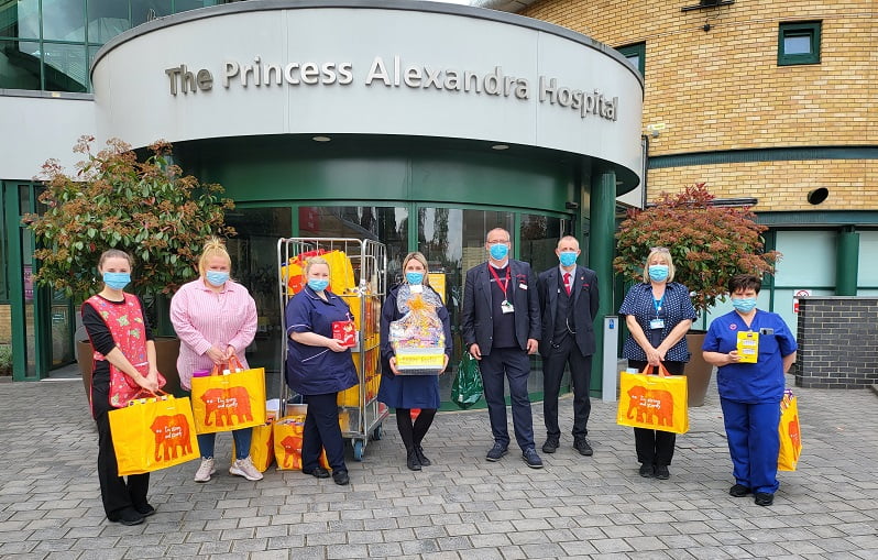 Donated treats to Princess Alexandra Hospital