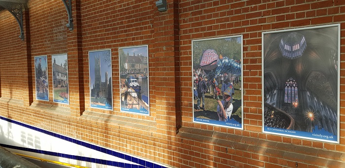 New posters at Ely station