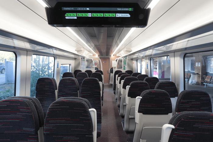 New train interior