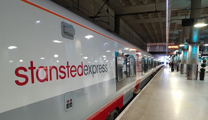 One of Greater Anglia's Stansted Express trains