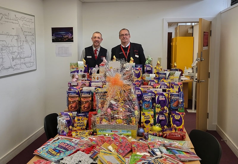 Donated Easter treats