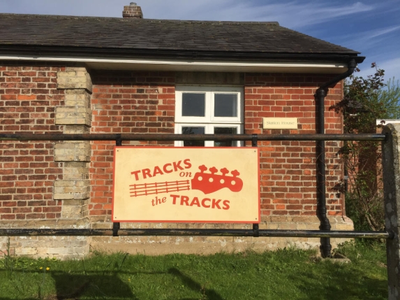 Recording studio at Buckenham station transformed into Tracks on the Tracks for Yesterday 