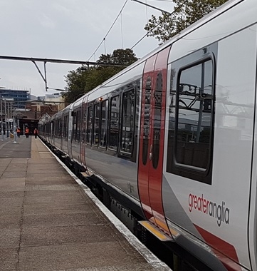 Greater Anglia Alstom new train carriages