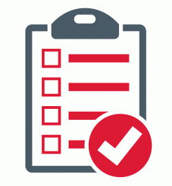 Clipboard checklist