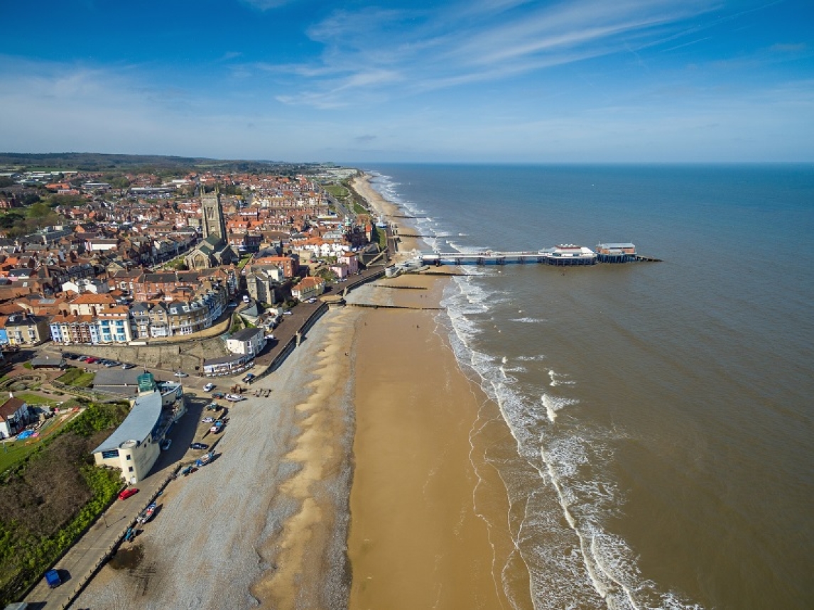 Ariel view of Cromer by Chris T