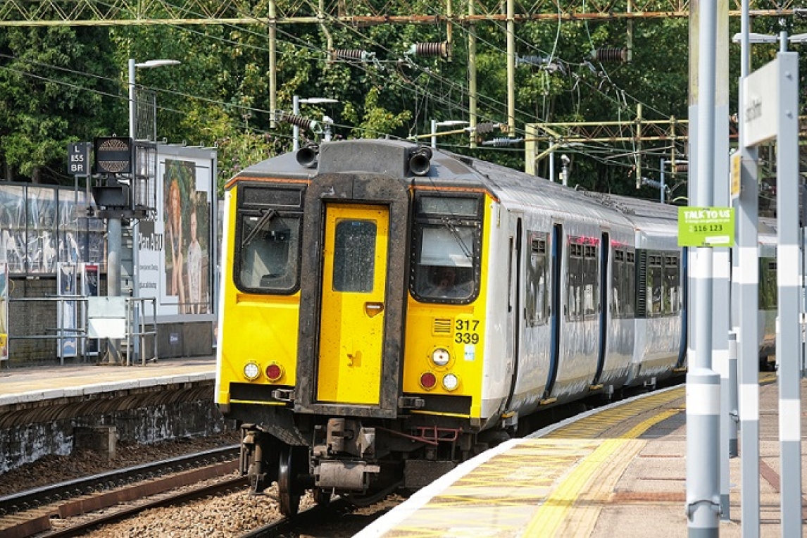 One of Greater Anglia Class 317 trains