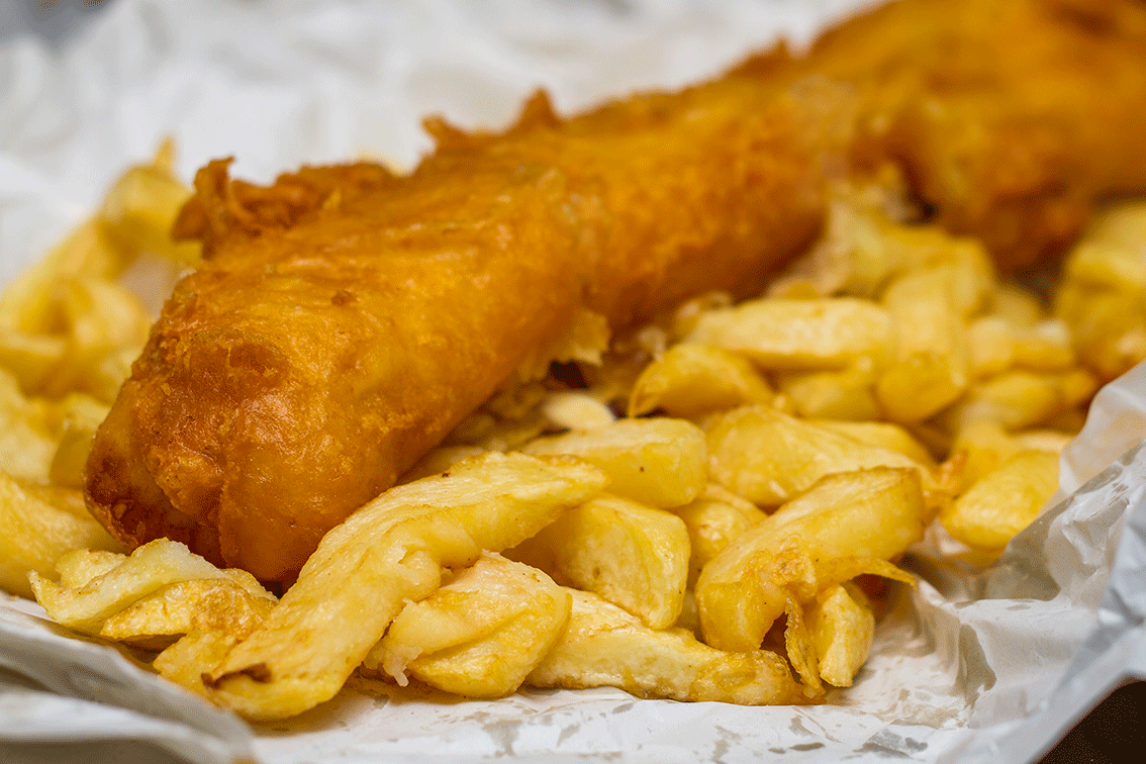 Rossi's fish and chips, Essex
