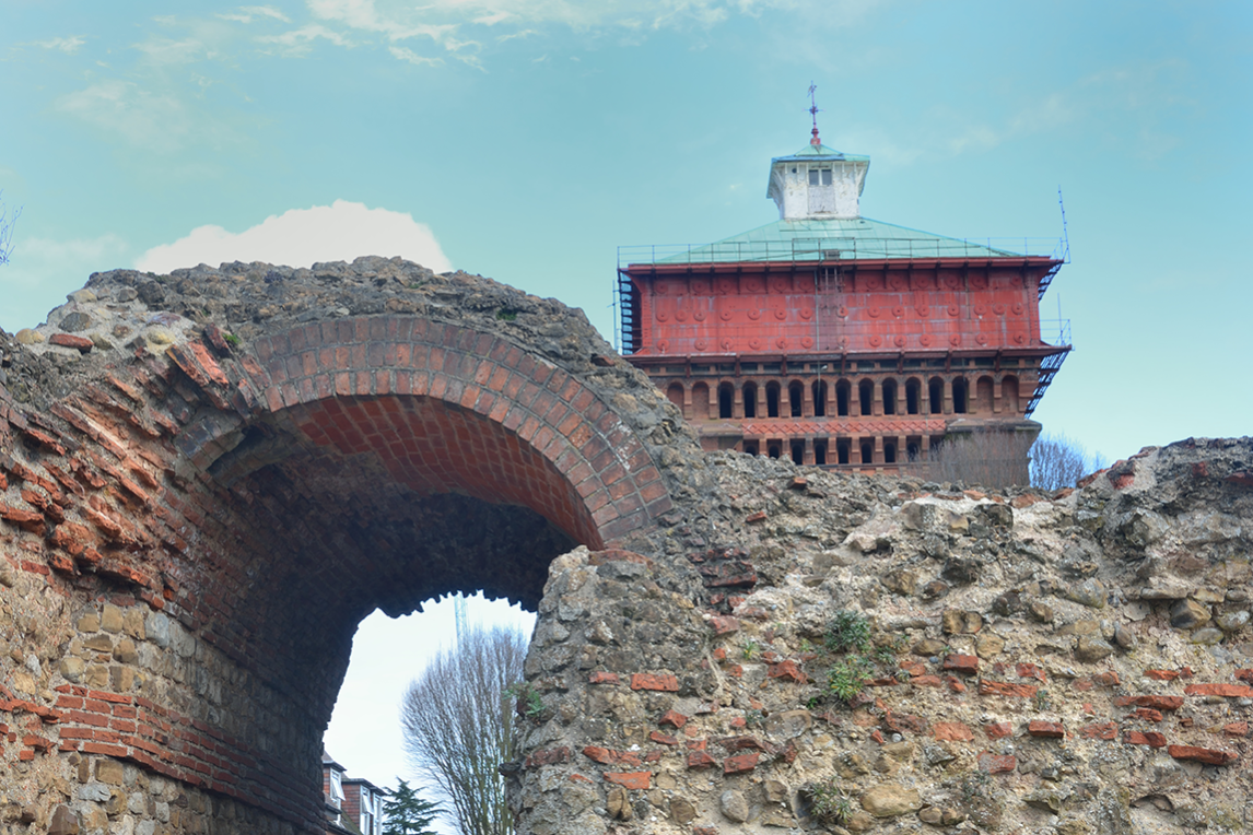 Roman Walls in Colchester