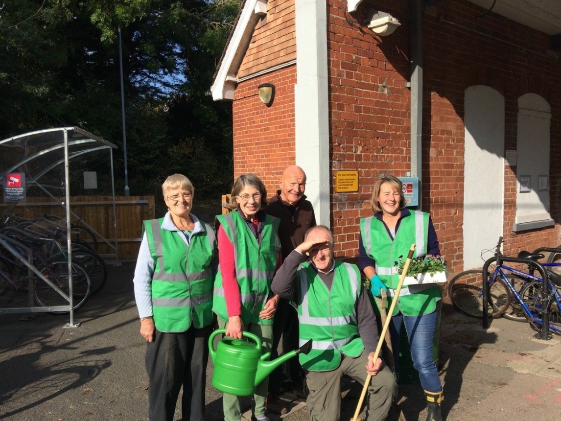 Whittlesford Station Adopter volunteers