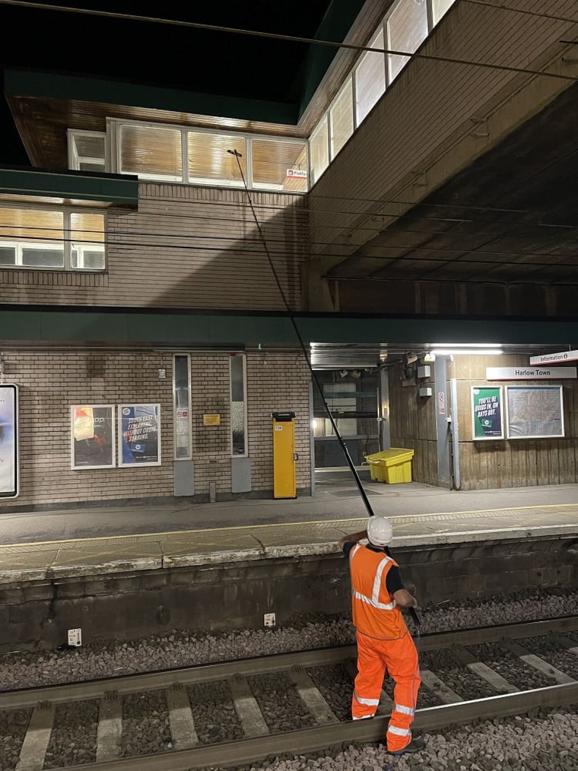 Cleaning service taking place at stations 