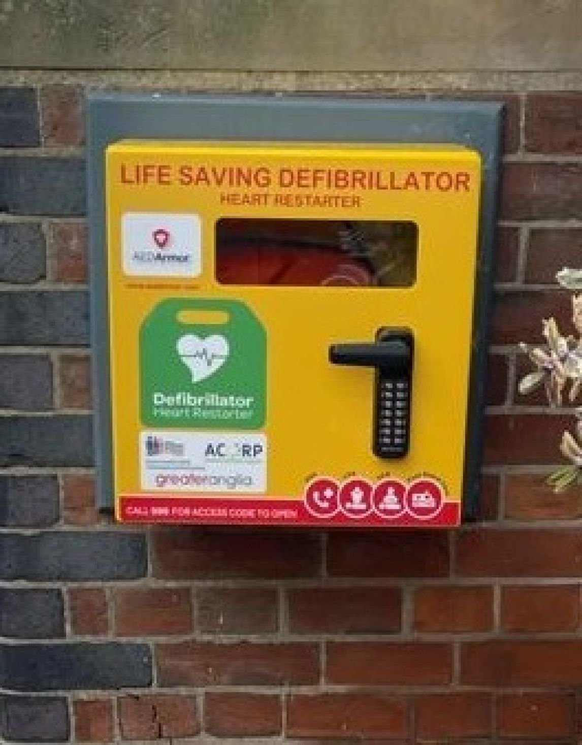 Life saving defibrillator