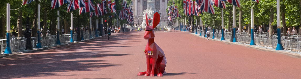 Hare at Buckingham Palace