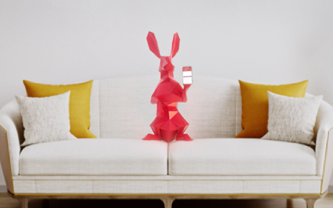 Hare using Greater Anglia app