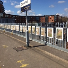 Wladyslaw Mirecki's paintings on display at Chelmsford station