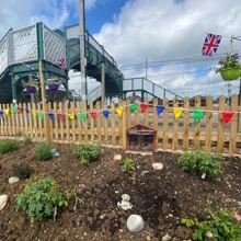 Rayleigh station's new garden