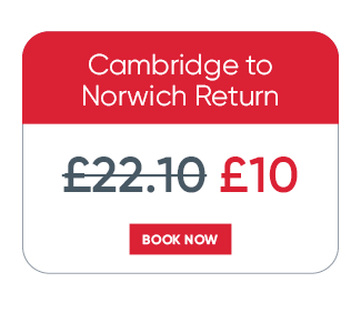 Cambridge to Norwich Return £10