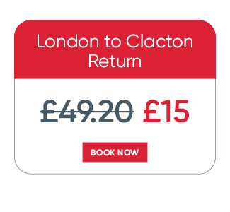 London to Clacton Return £15