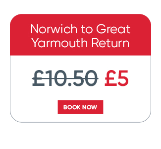 Norwich to Great Yarmouth return £5
